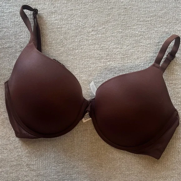 Victoria’s Secret PINK Push-Up Bras Bundle 36D | Wear Everywhere | Red & Brown - Picture 5 of 8